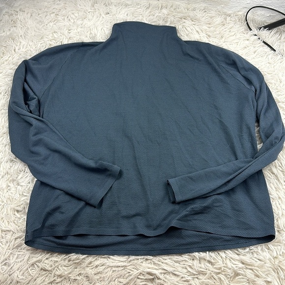 Lululemon Sarvada Mock Neck *lululemon lab Iron Blue - Picture 1 of 7